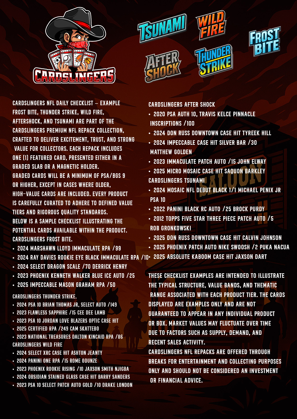 NFL Repacks - Elements